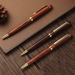 Bolígrafos Retráctiles <span class=keywords><strong>de</strong></span> Madera <span class=keywords><strong>de</strong></span> Lujo con Logotipo Personalizado, Regalo Promocional, Ancho <span class=keywords><strong>de</strong></span> Escritura <span class=keywords><strong>de</strong></span> 1.0 mm - Product Image 2
