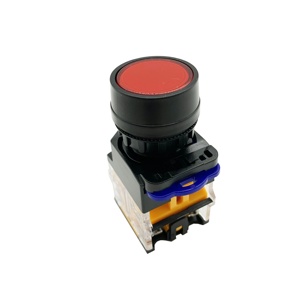 Đường Kính LAY50-22B-11 22mm phẳng tạm thời tự đặt lại màu đỏ xanh xanh trắng đen nút nhấn vàng - Product Image 1