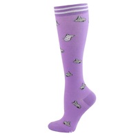 Chaussettes de compression personnalisées 20-30 mmHg pour hommes et femmes, chaussettes de sport pour marathon, course à pied, varices, cyclisme