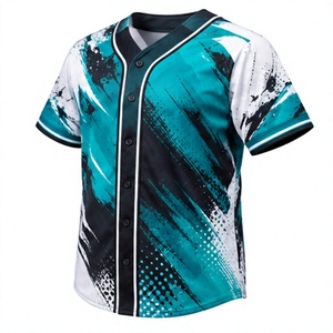 เสื้อเบสบอลแบบซับลิเมชั่นติดกระดุมสำหรับผู้ชายและผู้หญิง ระบายอากาศได้ดี น้ำหนักเบา ชุดทีม ขายส่ง พิมพ์ลายเต็มตัว สำหรับสโมสร - Product Image 3