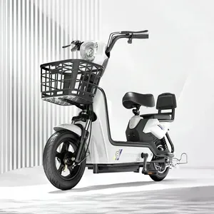 Bicicleta Eléctrica de Dos Plazas de Alta Calidad y Durabilidad, Motor Trasero de 500W, 48V 13AH, Largo Alcance, 3 Velocidades, 50km, Bicicleta Eléctrica Urbana para Adultos - Product Image 5