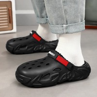 Chaussons en coton ajourés, vente directe usine, pantoufles chaudes, claquettes confortables style couple, adaptées à l'intérieur et à l'extérieur
