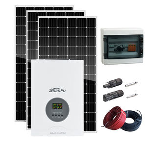 Système d'énergie <span class=keywords><strong>solaire</strong></span> Shanpu avec batterie Grille d'eau chaude <span class=keywords><strong>solaire</strong></span> auxiliaire Système d'énergie <span class=keywords><strong>solaire</strong></span> avec kit <span class=keywords><strong>panneau</strong></span> <span class=keywords><strong>solaire</strong></span> - Product Image 1