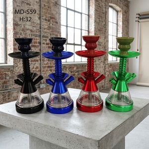 Aluminum <b>Hookah</b> Set Colorful Shisha <b>Pipe</b> Bowl Base Smoking Accessory for Party Lounge - Product Image 4