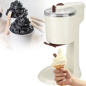 MARAVILHOSA Venda Quente Casa Ice Cream Maker Cone de Frutas das Crianças Mini Elétrica Automática Caseiro Ice Cream Maker