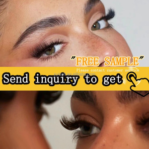 Wispy fluffylashes handmade khối lượng 6d-8d cụm kết hợp kích thước 12 Hàng tự làm Lash mở rộng cá nhân Faux <span class=keywords><strong>Mink</strong></span> vô hình Ban nhạc Fan - Product Image 6