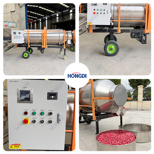 Mezcladora de Tambor Continuo de Acero Inoxidable de Alta Eficiencia con Motor AC para Secado en Procesamiento de Alimentos y Producción de Condimentos - Product Image 5