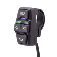 Contrôleur de vélo électrique WuXing DK336 36V 48V, interrupteur pour scooter, moto, VTT, bouton de klaxon, clignotant, guidon, Ebike