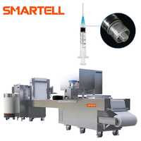 Machine d'emballage automatique électrique Smartell pour kits de perfusion à seringue jetable, contrôlée par PLC, moteur haute productivité, souple