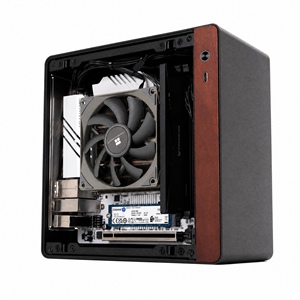 คอมพิวเตอร์เกมมิ่งขนาดเล็ก CoreNest รุ่น RTX 5060 พร้อมกราฟิกการ์ด RTX 5060 แรม 16GB DDR5  ฮาร์ดดิสก์ SSD 1TB  WiFi 6  รองรับ M.2 คู่  แบบ SFF  คอมพิวเตอร์ตั้งโต๊ะ Itx Ultra XC-ITX Ultimate 4.5L - Product Image 4
