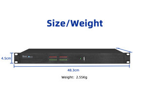 Professional Audio matrix Processor DSP Processor 8 <strong>Input</strong> 8 Output <strong>Echo</strong> Cancellation for Meeting - Product Image 4