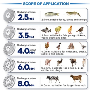 <span class=keywords><strong>Nuova</strong></span> Macchina per Pellet di Mangime Animale ad Alta Capacità 220V, Produzione 60-75kg/h, Vendita all'Ingrosso - Product Image 2