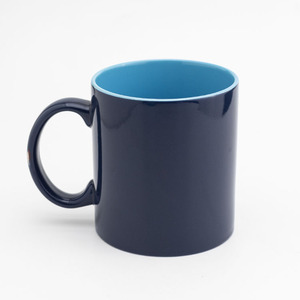 Cốc Gốm Thăng Hoa Màu Đen Tùy Chỉnh 11 20 OZ Cốc Cà Phê Sứ Màu Bên Trong - Product Image 3