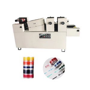 <span class=keywords><strong>Flexo</strong></span> Zwei-Color-Cello-Bandherstellungsrolle Schneiden Umwickeln Schneiden automatischer Bopp-Klebebanddrucker Druckmaschine - Product Image 1