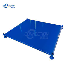 Estante para bolsas grandes con revestimiento en polvo estable para almacén, estante apilable para almacenamiento de carga, estante para palés, estante logístico para transporte, estante para montacargas - Product Image 6