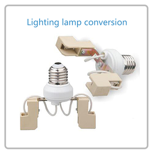 Flame retardant PBT 78MM Lamp <span class=keywords><strong>adapter</strong></span> <span class=keywords><strong>E27</strong></span> to <span class=keywords><strong>R7S</strong></span> - Product Image 2