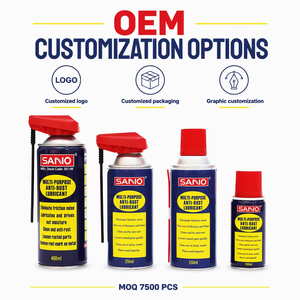 SANIO OEM - Spray Lubricante Antióxido de Marca Privada, 400 ml, Aerosol, Aceite Desoxidante para Automóviles e Industria - Product Image 2