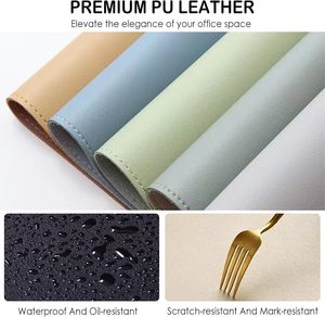 แผ่นรองโต๊ะคอมพิวเตอร์ขนาดใหญ่ หนัง PU ลายขนสัตว์ ด้านเดียว สำหรับโปรโมชั่น - Product Image 5