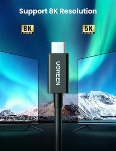 UGREEN <strong>Thunderbolt</strong> 4 <strong>Cable</strong> 6.6ft, 40Gbps Data Transfer 8K/60Hz Display 100W 5A USB C 3.1 Gen <strong>2</strong> <strong>Cable</strong> for iPhone 15 - Product Image 2