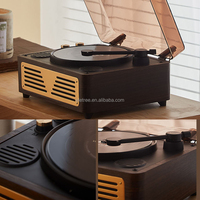 Platine vinyle rétro personnalisée portable Hi Fi Dj Mixeur Lecteur stéréo Lecteur CD Usb Avec Lecture Mp3