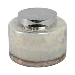 Grande Candela Profumata in Vetro Macchiettato, Decorativa per Interni ed Esterni, Arredamento Casa - Product Image 3