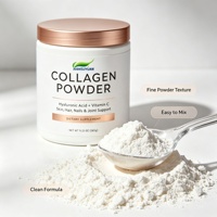 Collagène en poudre OEM Advanced, collagène hydrolysé avec acide hyaluronique et vitamine C pour l'hydratation de la peau, les cheveux, les ongles et le soutien des articulations