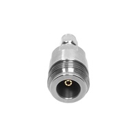 Adaptateur coaxial RF en acier inoxydable, connecteur femelle N vers mâle SMA, 0-18G, fourni par l'usine