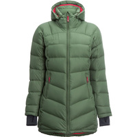 Manteau mi-long rembourré en duvet personnalisé de marque, veste d'hiver chaude pour femmes, veste longue en duvet, veste d'hiver