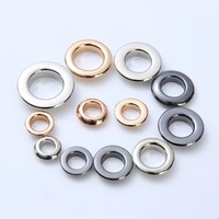 Œillets métalliques personnalisés en alliage de fer et de laiton de 6 mm à 15 mm, toutes tailles disponibles, pour chaussures et bottes d'escalade, et œillets pour vêtements