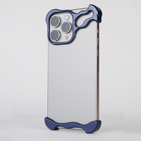 Coque Anti-Chute Renforcée pour iPhone 12 13 14 15 16 17 AIR Pro Max – Protection de Téléphone Mobile avec Lentille en Métal