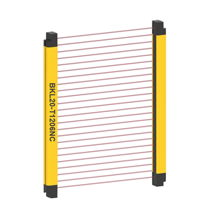 เซ็นเซอร์ป้องกันแสงแบบ Light Curtain รุ่น BKL20-T1206NC BKL20-T1206NO ขนาด 120 มม. ความสูงการป้องกัน 120 มม. แบบ NPN NC  ลำแสงป้องกันความปลอดภัย - Product Image 1