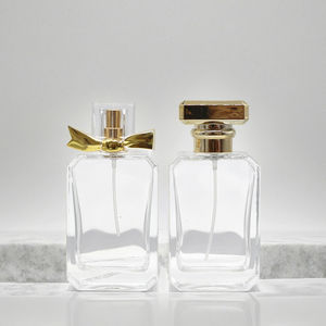 Botella de perfume de vidrio prensado al por mayor botella recargable 50ml botella de spray cuadrada Cosmética <span class=keywords><strong>Capilar</strong></span> vacía B para mujeres - Product Image 3