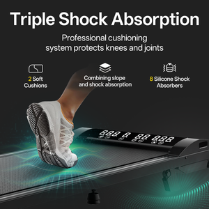 2025 a piedi Pad elettrico tapis roulant a casa palestra Fitness inclinato sport elettrico passo macchina bianca Europel con manico - Product Image 5