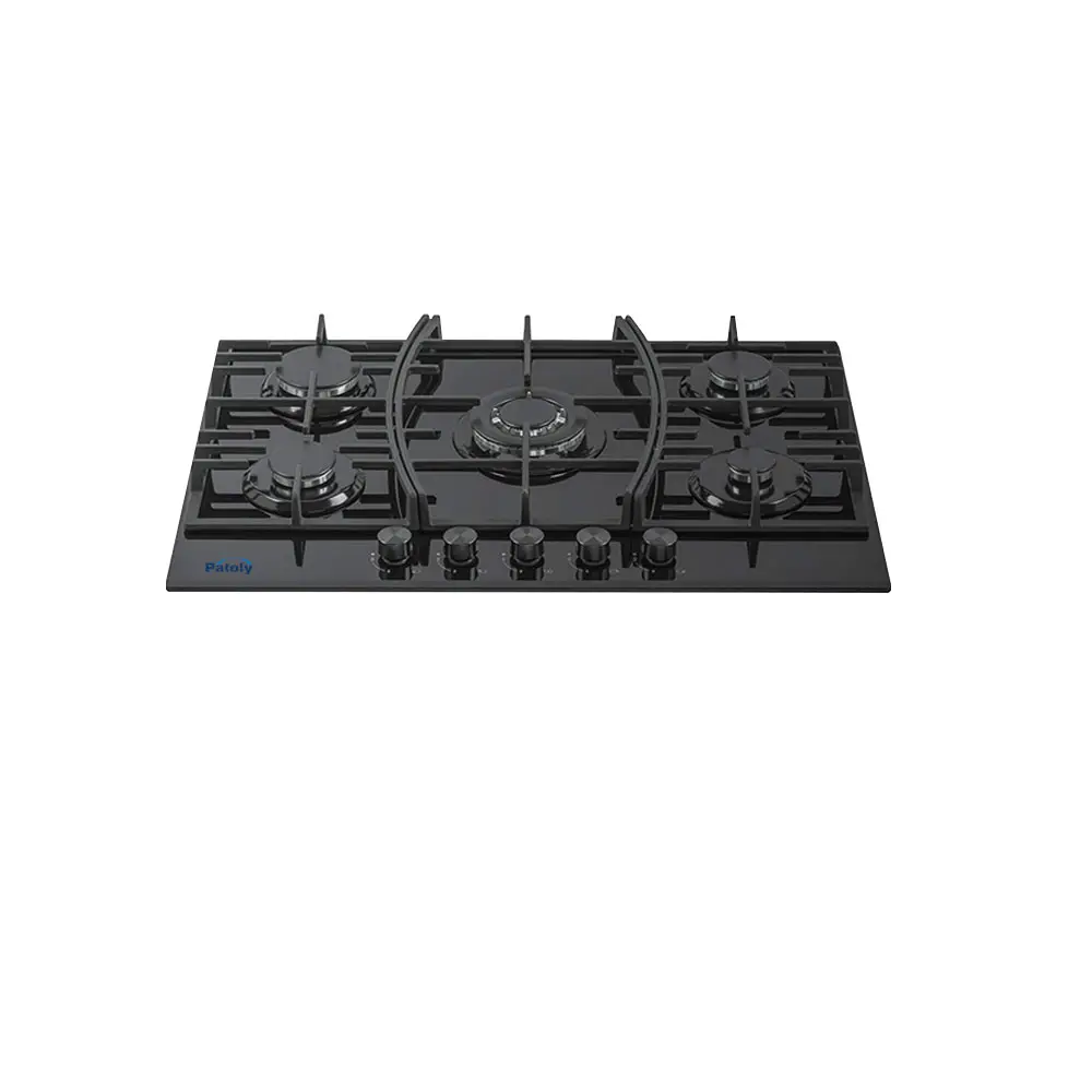 Best quality four burner gas cooktop glass top table gas stove from Indian exporter at wholesale price for sale