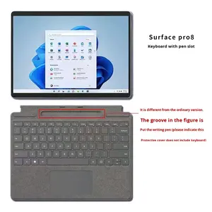 Étui pour Microsoft <span class=keywords><strong>Surface</strong></span> <span class=keywords><strong>Pro</strong></span> 12/11/10/9, protection multi-angles avec support pour stylet pour <span class=keywords><strong>Surface</strong></span> <span class=keywords><strong>Pro</strong></span> 7/6/<span class=keywords><strong>5</strong></span>/4 <span class=keywords><strong>Type</strong></span> <span class=keywords><strong>Cover</strong></span> - Product Image 3