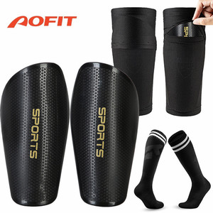<span class=keywords><strong>Parastinchi</strong></span> Professionali da <span class=keywords><strong>Calcio</strong></span> con Maniche e Calze, Set 3-in-1, Leggeri, per Bambini, Adolescenti e Adulti - Product Image 1
