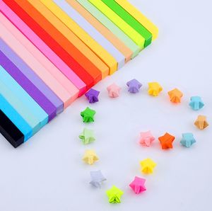 Étoiles <span class=keywords><strong>en</strong></span> papier <span class=keywords><strong>origami</strong></span> tissées à la main, cadeau créatif, bouteille porte-bonheur, vente <span class=keywords><strong>en</strong></span> gros, dessin animé coloré - Product Image 2