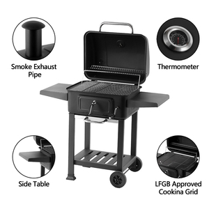 <span class=keywords><strong>Barbecue</strong></span> portable robuste avec bac à cendres pour cuisine extérieure, idéal pour les fêtes en plein air - Product Image 3