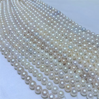 Collier de perles d'eau douce blanches de 10 à 14 mm pour femmes, cadeau de mariage et vente en gros de bijoux