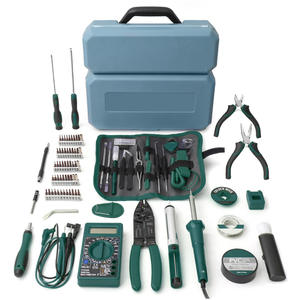 Kit d'outils de réparation électronique professionnel de 90 pièces en acier S2 avec étui souple pour la soudure de circuits et l'entretien des appareils - Product Image 2