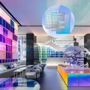 Feuille acrylique holographique irisée vibrante Bridgevia 1/8 pouce Effet verre brisé Artisanat fait main Décoration murale Découpe personnalisée - Product Image 6