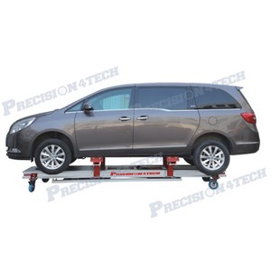 Máquina Portátil de 4 Ruedas para Reparación de Chasis de Automóviles con Giro de 360° °   Torre de Tracción para Reparación de Colisiones - Product Image 4