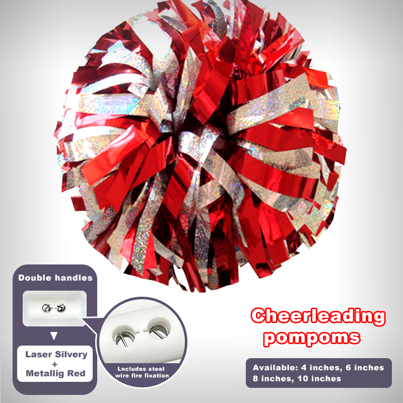 Laser Silvery + Metallig Red