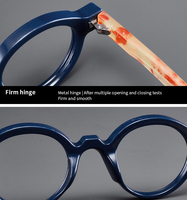Lunettes de vue unisexes de créateur, anti-lumière bleue, photochromiques, avec revêtement HMC, monture ronde en PC, verres progressifs à changement de couleur