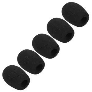 5 Stuks Mini Microfoon Windschermen Mic Schuim Covers Voor Revers Headset Microfoon