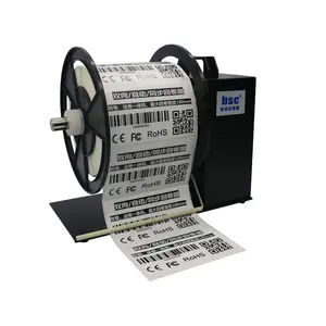 bsc A8 label rewinder machine 180mm big label rewinder 230mm roll diameter table top rewinding machine