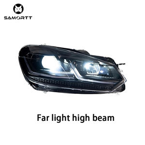 Nuevo Conjunto de Faros Delanteros LED PLD de 12V y 50W con Luz Alta/Baja para <span class=keywords><strong>VW</strong></span> <span class=keywords><strong>Golf</strong></span> 6 GTI Mk6 09-13 R20 6000K DRL Plug-and-Play 4000 Lm - Product Image 4