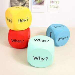 <span class=keywords><strong>Dés</strong></span> amusants <span class=keywords><strong>en</strong></span> EVA personnalisables pour jeux de fête interactifs - Blocs de <span class=keywords><strong>dés</strong></span> amusants vierges/colorés, jouets créatifs pour la construction de jeux, vente <span class=keywords><strong>en</strong></span> gros - Product Image 2