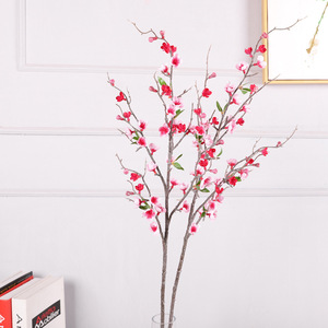 Flores y Flores <span class=keywords><strong>de</strong></span> Melocotón Artificiales al por Mayor <span class=keywords><strong>de</strong></span> Fábrica para Bodas, Oficina, Graduación, Halloween, Bonsái Decorativo - Product Image 5