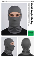 Balaclava respirante et à séchage rapide pour hommes et femmes, protection contre la poussière et le soleil, couvre-visage complet, doublure de casque de vélo, couvre-chef